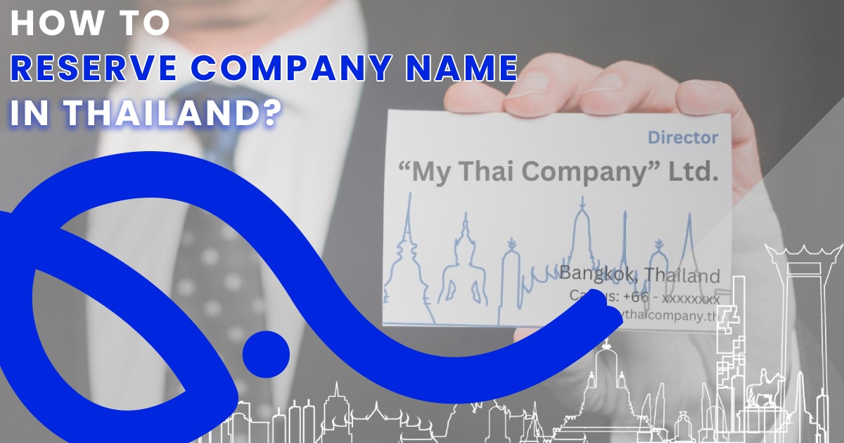 company name reservation in thailand